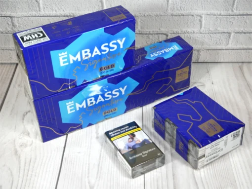 Embassy filter cigarettes in Canada from us. buy cigarettes online in montreal delivered to you. Embassy Signature Gold Cigarettes